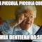 era piccola, piccola così.... la mia dentiera da sera