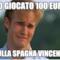 Ho giocato 100 euro sulla Spagna vincente