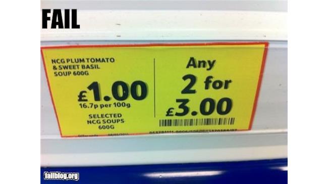 Prezzi Fail - 1