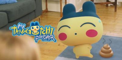 Il Tamagotchi come appare nell'app