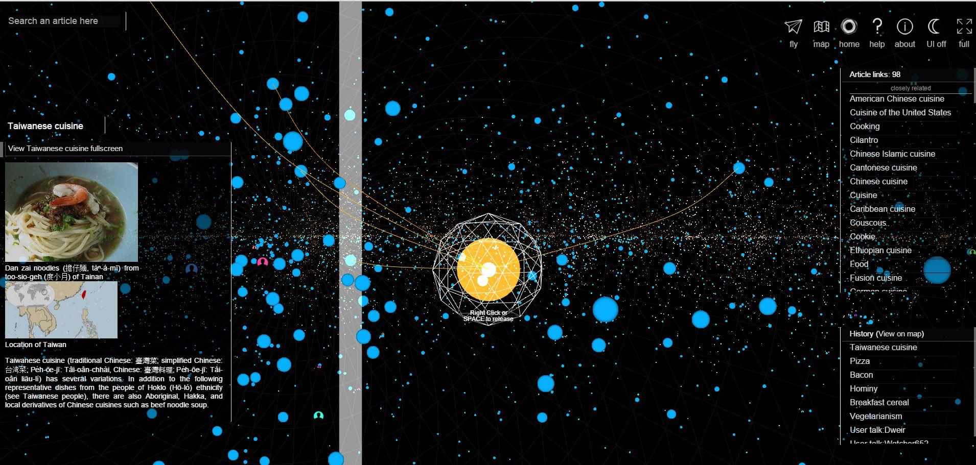 WikiGalaxy in azione