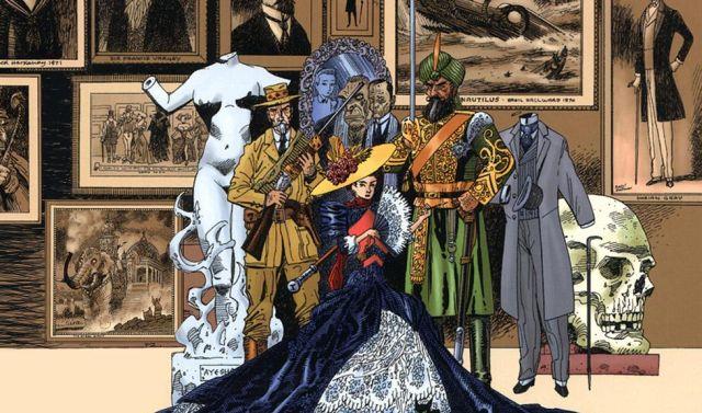 Immagine dal fumetto La lega degli uomini straordinari