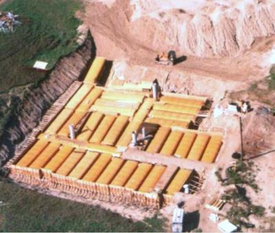 Un anziano signore canadese ha costruito un bunker con degli autobus