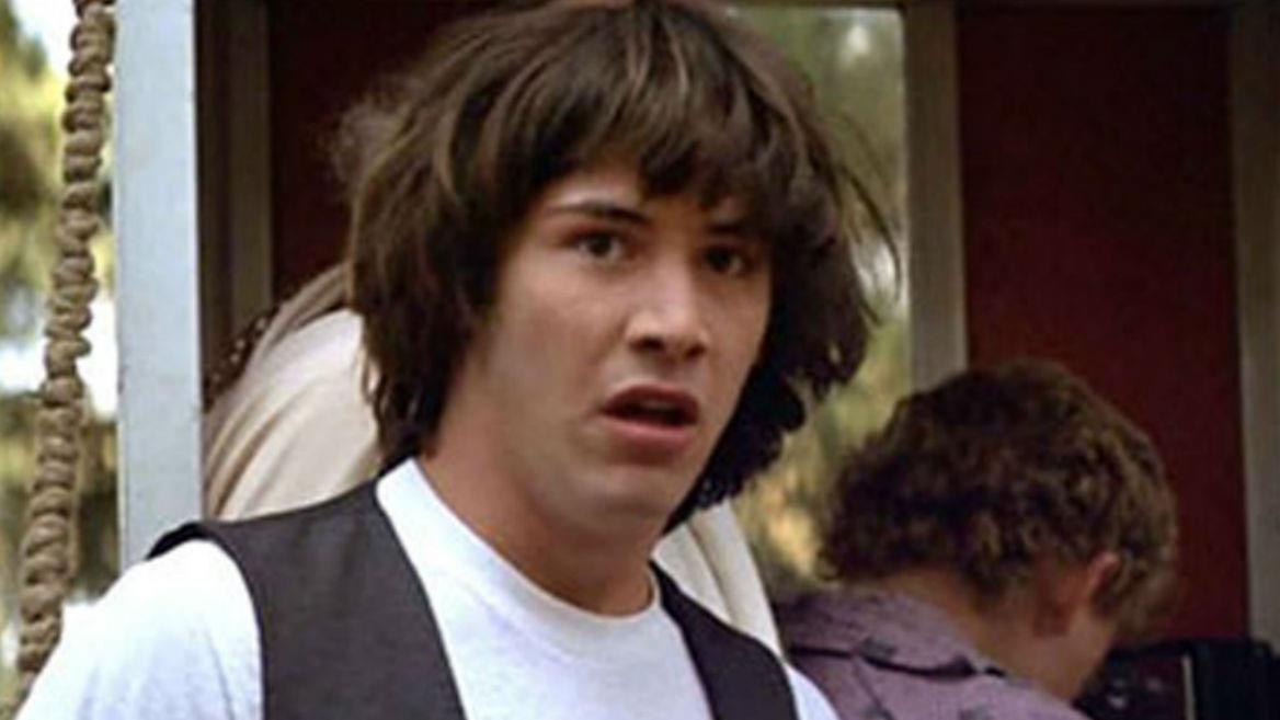 Keanu Reeves allibito