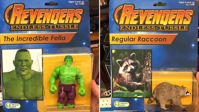 Obvious Plant ha realizzato delle orribili action figures degli Avengers Un'immagine di Avengers: Infinity War