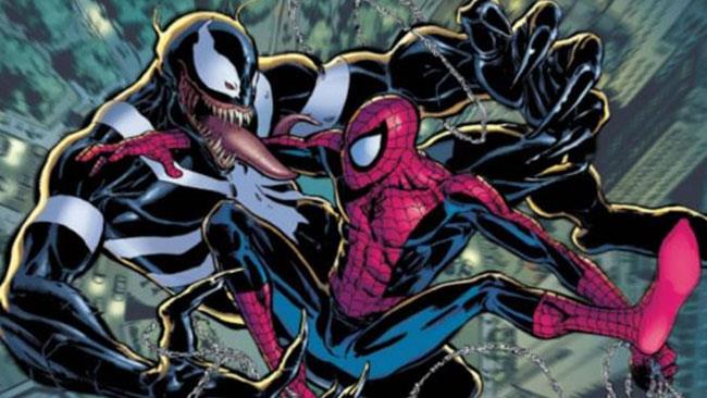 Venom e Spider-Man si danno battaglia in uno spettacolare artwork Lo scontro tra Venom e Spidey in un artwork dal fumetto