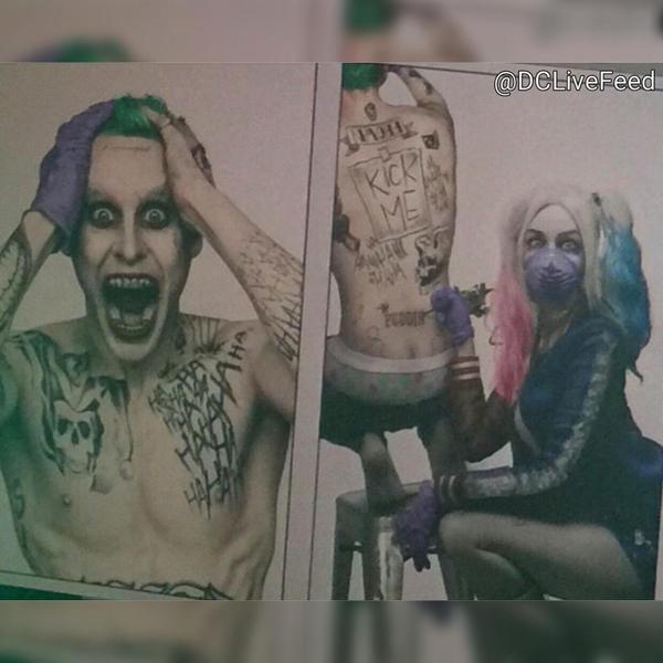 Harley Quinn tatua il suo Mister J
