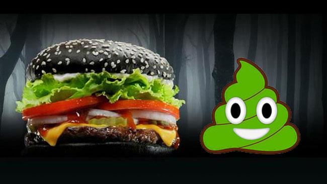 L'Halloween Whopper Burger King regala a chi lo mangia feci verdi Le feci verdi: il vero scherzetto di Halloween di Burger King
