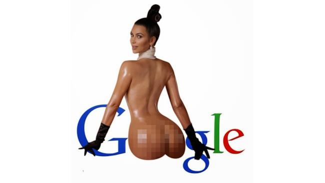 Kim Kardashian meme con Google