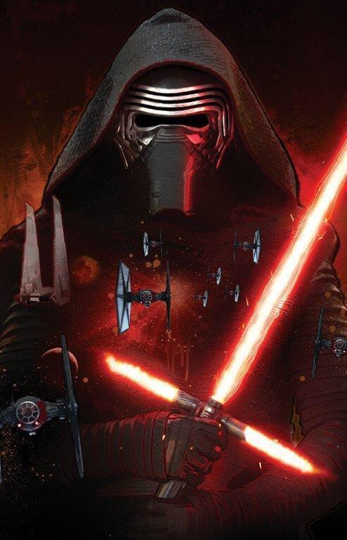 Il poster di Kylo ren in Star Wars 7