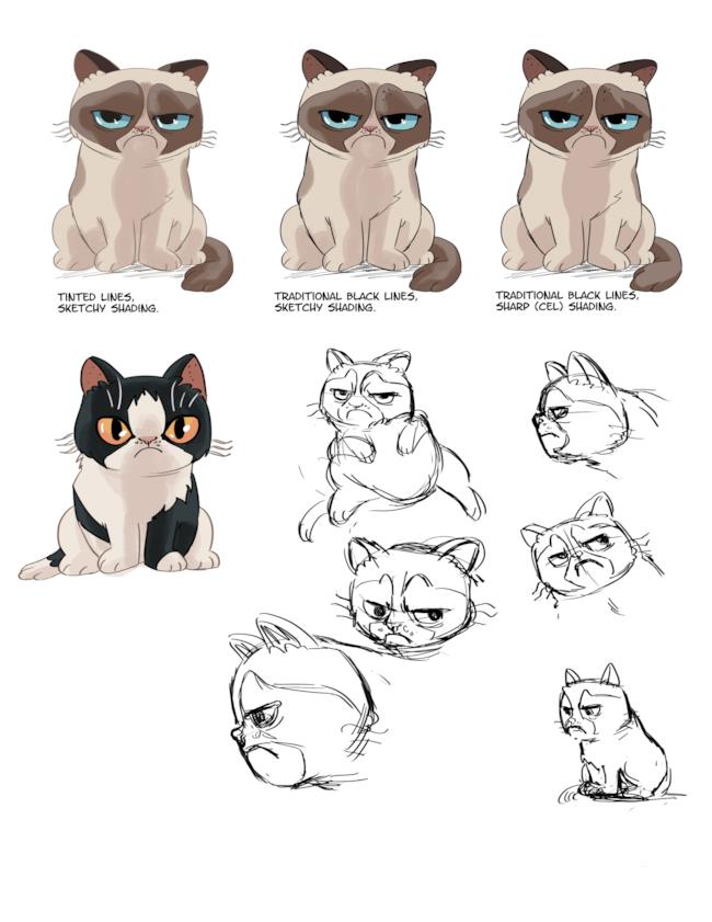 Grumpy Cat e Pokey nella serie a fumetti