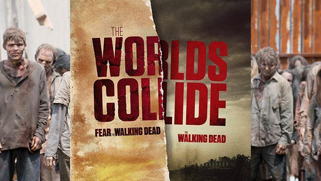 Ecco l'immagine ufficiale del crossover Gli zombie di The Walking Dead e quelli di Fear The Walking Dead