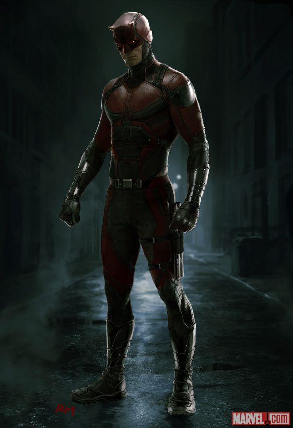 In una nuova concept art Daredevil indossa il classico costume rosso