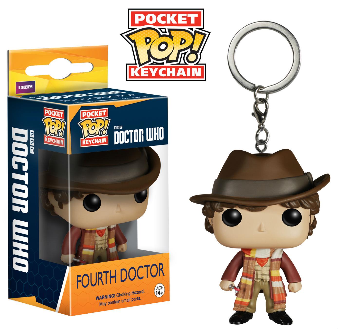 Il portachiavi Funko del quarto dottore