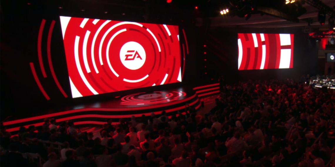 Il palco della conferenza Electronic Arts E3 2018