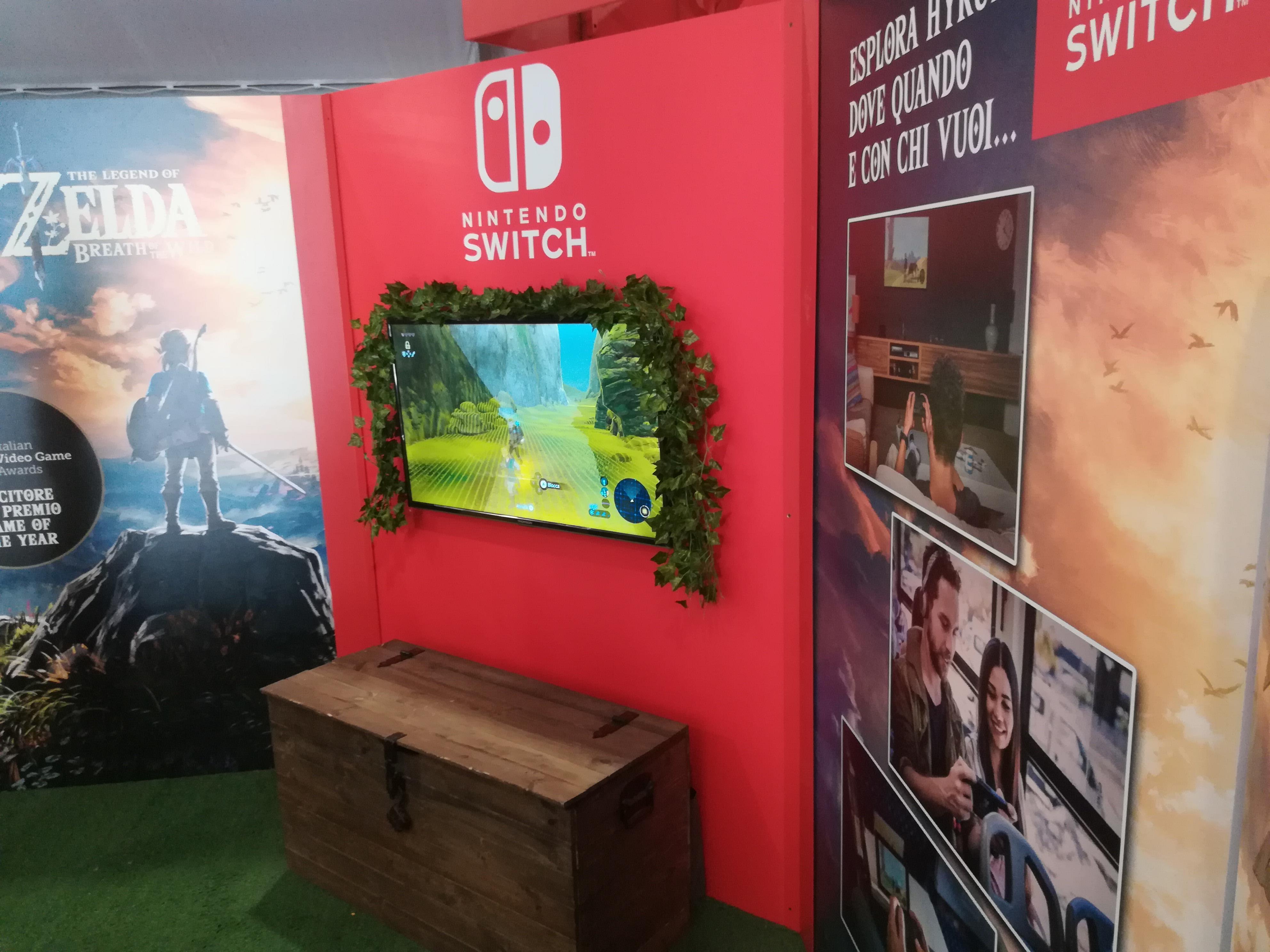 Lo stand di Nintendo a Etna Comics