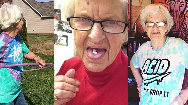 La nonna più cattiva del web Su Instagram c'è una vecchina veramente forte
