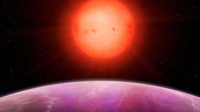 Ecco un'illustrazione del pianeta Ecco come dovrebbe apparire la stella vista dal pianeta