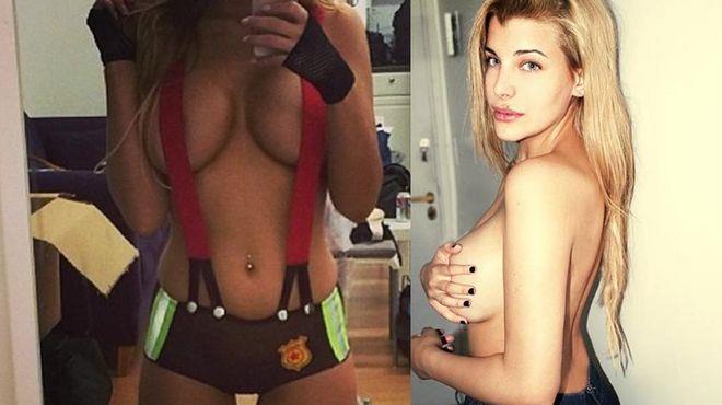 Charlotte Caniggia nei suoi attimi più pudici
