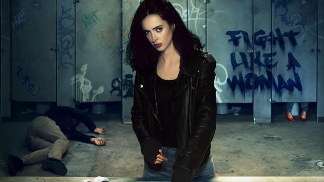 Jessica Jones nella serie televisiva Netflix La foto di Krysten Ritter nei panni di Jessica Jones