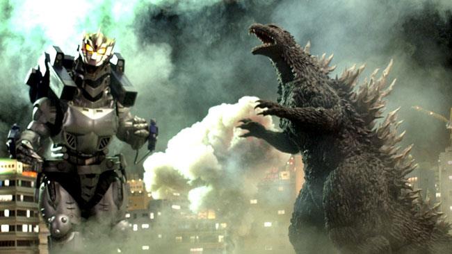 Godzilla in uno dei film passati