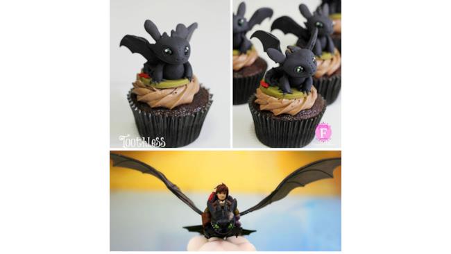 Cupcake di Sdentato e Hiccup