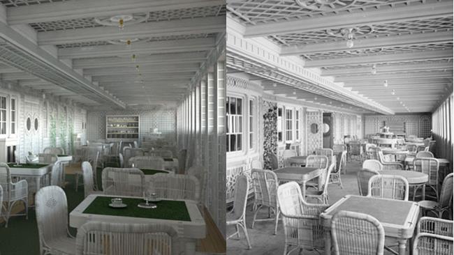 Caffè del Titanic e del nuovo Titanic Due