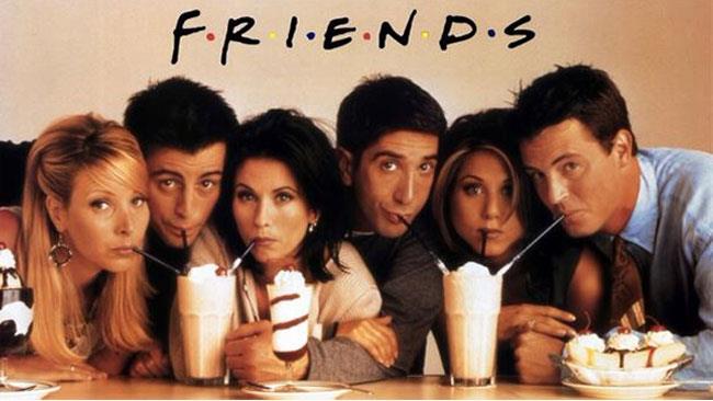 friends I protagonisti della comedy Friends in un celebre poster della serie.