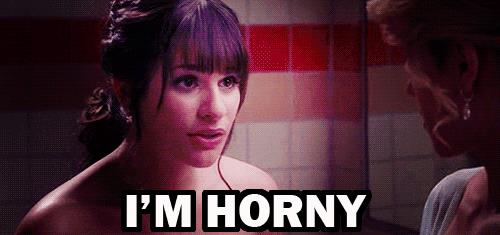 GIF di Lea Michele che dice Sono eccitata