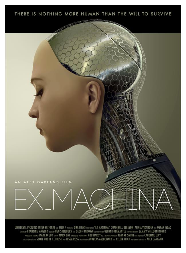 Uno dei poster ufficiali di Ex-Machina, lo sci-fi di Alex Garland