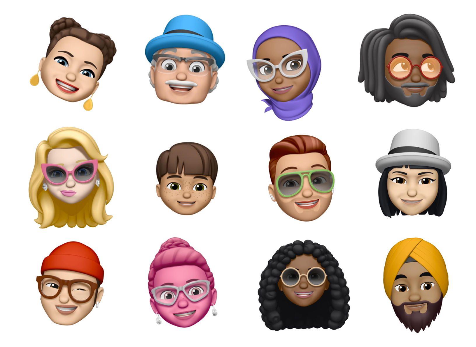 Alcuni esempi di Memoji