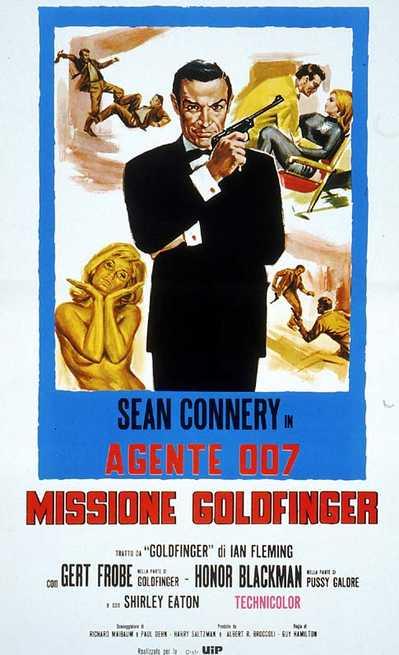 La locandina de Agente 007 - Missione Goldfinger