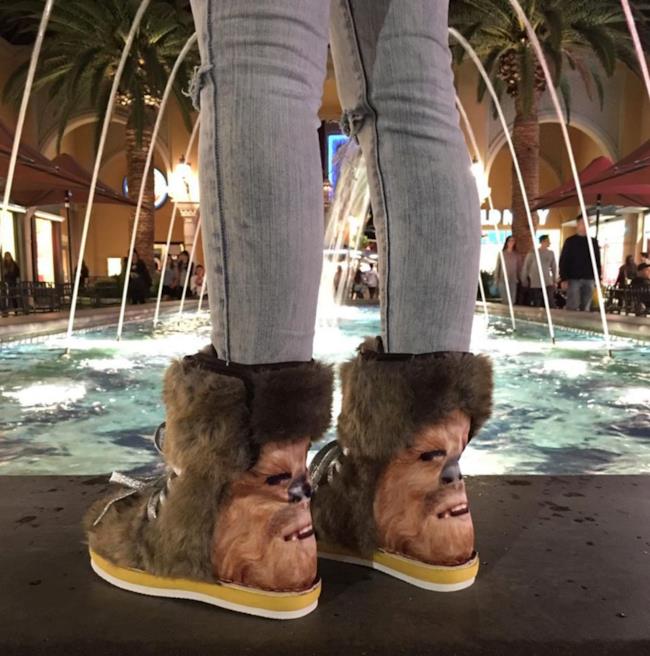 Gli stivali di Chewbacca
