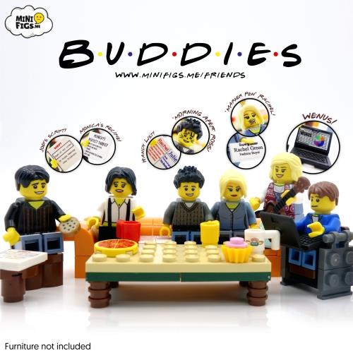 LEGO e Minifigs cìricreano i protagonisti di Friends