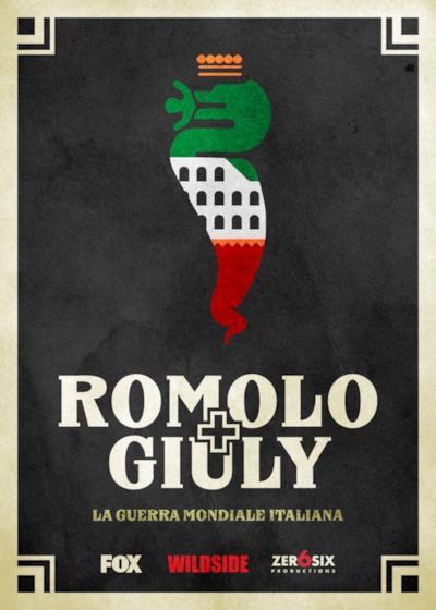 Il teaser poster di Romolo + Giuly: La Guerra Mondiale italiana