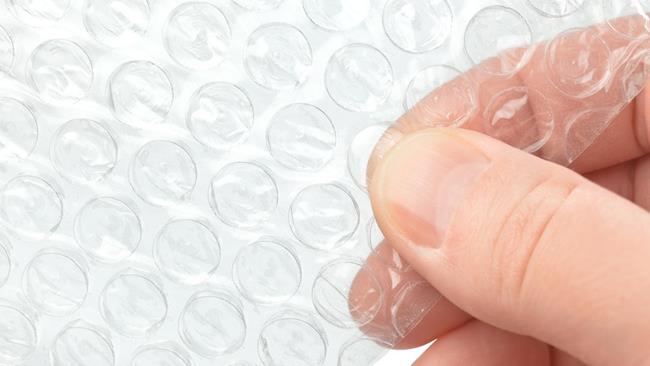 La nuova plastica d'imballaggio non avrà più bollicine che scoppiano La Bubble Wrap