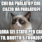 Chi ha parlato? Chi cazzo ha parlato?! Allora sei stato per caso tu, brutto s tronzo?