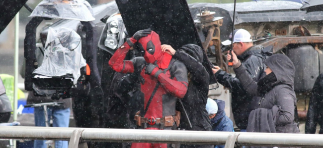 Deadpool, foto dal set cinematografico