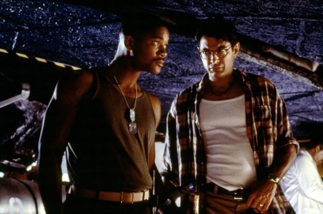 Una scena di Independence Day