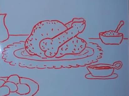 Una serie di disegni di peni realizzati da un uomo che aveva scommesso con la moglie che ne avrebbe fatti 365 Una pollo con le alette a forma di pene