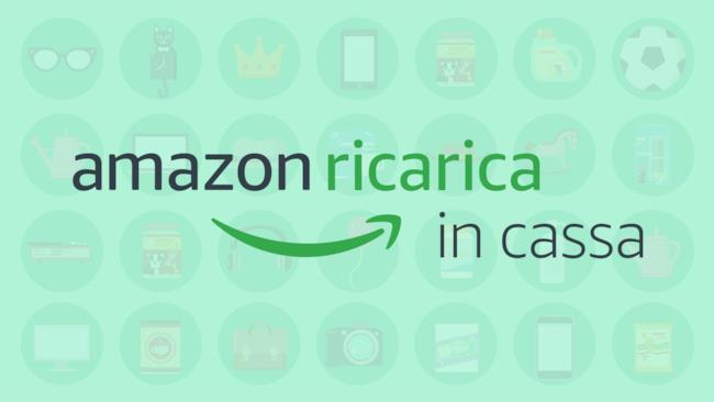 Amazon, adesso puoi fare acquisti come se ricaricassi lo smartphone Il logo di Amazon Ricarica in Cassa