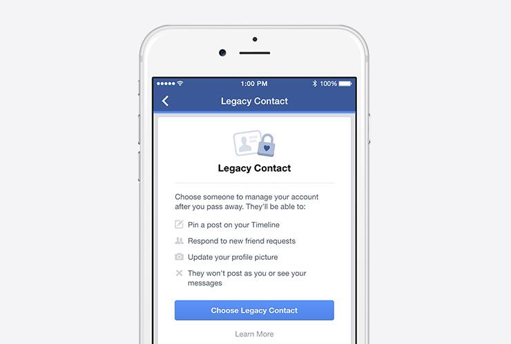 Facebook introduce Legacy Contact