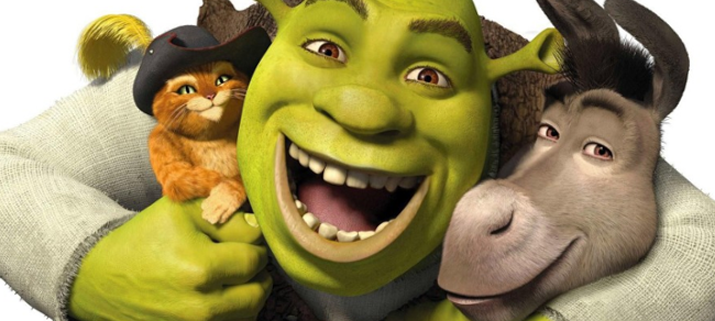 Shrek 5 si farà, ma cambia pelle Il gatto con gli stivali, Shrek e Ciuchino