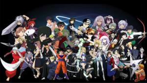 Alcuni personaggi degli anime