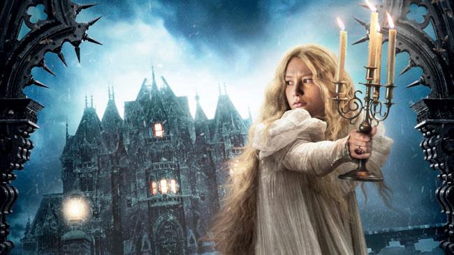 Mia Wasikowska in Crimson Peak L'attrice Mia Wasikowska in Crimson Peak
