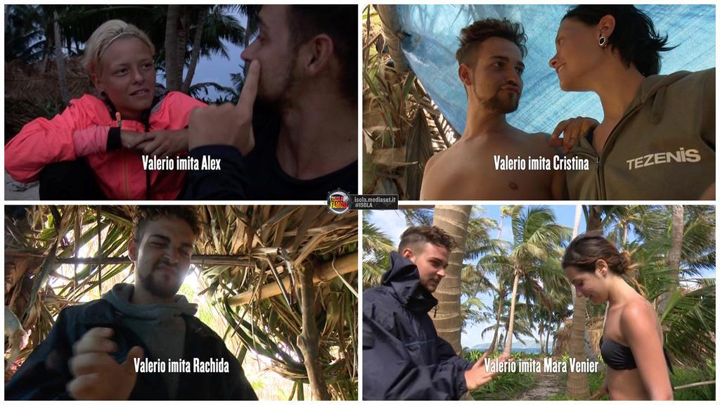 Valerio Scanu imita gente all'Isola dei Famosi