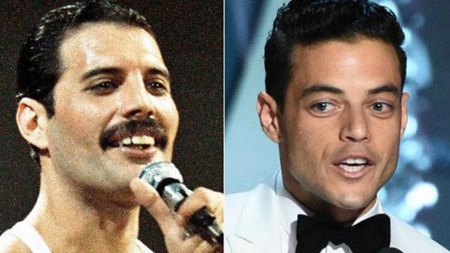 I Queen confermano Rami Malek come Freddie Mercury A sinistra Freddie Mercury, a destra Rami Malek