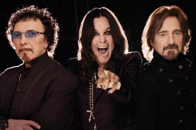 Black Sabbath Una foto recente di tre componenti della band