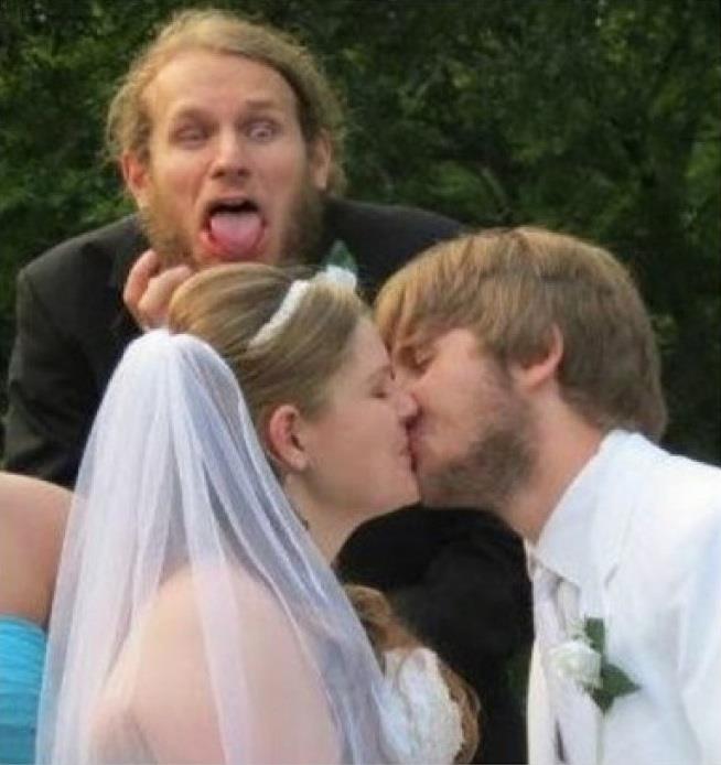 Esempio di photobombing