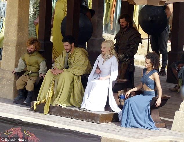 Scena dalla stagione 5 di Game of Thrones